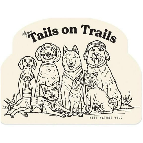 Happy Tails Sticker