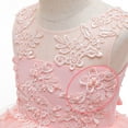 thumbnail image 3 of SUEE Flowers Girls Embroidery Wedding Party Dress Birthday Princess Maxi Gown, 4-10 Year, 3 of 7