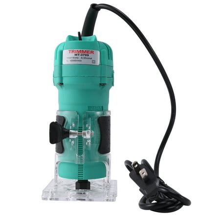 

Us Plug 110V 1200W 1/4 Inch Carving Machine Trimmer Power Tools 35000R/Min Electric Hand Trimmer Wood Laminator Router Edge Joiners