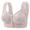 Grey, variant on New Thin Wide Strap Soft Wireless Bra For Plus Size Women Semi Bra