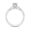 thumbnail image 3 of BEST Jewel 1.6 Ct Asscher Cut Moissanite Ring for Women's - Wedding Moissanite Ring - 14K White Gold Plated Engagement Band - Bridal Jewelry for Wife - Anniversary Ring for Special Occasions, 3 of 4