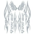 thumbnail image 4 of DYNWAVECA Fashion Waterproof Decals Stickers Set For Motorcycle Motorbike Scooter Black 1, 4 of 10