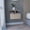Gray, variant on Dark Walnut Color Floating Nightstand / Bedside Table / Great for Home Storage