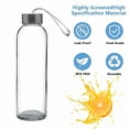 thumbnail image 7 of ACDANC 2026 New Glass Water Bottles with Lids, Reusable Glass Bottles with Carrying , 500Ml Glass Sports Water Bottle for Eco-Friendly Travel Drinks and Beverages, 7 of 7
