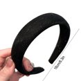thumbnail image 6 of mdesiwst Women Headband Sparkling Rhinestones Sponge Thickened Filling Non-Slip Design Hair Hoop Flexible Fit Hair Accessory, 6 of 8