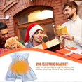 thumbnail image 3 of Heated Shawl Wrap | Safe Electric Shawl USB Heating Shawl | Winter Supplies Heated Shawl Soft Cozy Blankets Gift for Neck Shoulders Back, 3 of 5