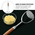 thumbnail image 6 of Gymnture Stainless Steel Potato Masher w/ Wooden Handle for Veggies & Beans, 6 of 10