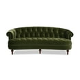thumbnail image 3 of Jennifer Taylor Home La Rosa 84" Victorian Chesterfield Living Room Tufted Sofa Couch, Olive Green, 3 of 9