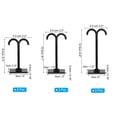 thumbnail image 2 of Uxcell Earring Display Stand,6pcs Acrylic Earring Holder Earring Stands Storage Organizer M Display Stand,Black, 2 of 5