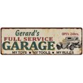 thumbnail image 1 of Gerard's Full Service Garage Metal Sign 6x18 Rusty Man Cave 206180047190, 1 of 1