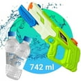 thumbnail image 4 of Lelaffet Super Water Gun Soaker Squirt Pool Shooters Beach Blaster Toys for Outdoor Activity 2 Pack Set Easter Gift, 4 of 4