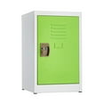 thumbnail image 3 of AdirOffice Steel 24" Metal Storage Locker - 1 Tier w/Key and Internal Hooks, Green, 3 of 7