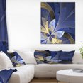 thumbnail image 1 of Motif Fractal Bleu et Jaune, 1 of 3