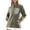 Green, variant on Orleans Fleece Stand Collar Zip Up Jacket for Unisex, Long Sleeve with Chest Pocket, Thickened Warm Casual Outerwear, 1 Piece, L-5XL, Plus Size Friendly