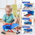 thumbnail image 4 of Freecat Dinosaur Toys for Kids Toddlers 3 4 5 6 Years, 3-in-1 Dinosaur Race Track ,T-Rex Swallow Cars and Storage Cars, Birthday Gift for Boys Kids., 4 of 7