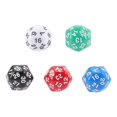 thumbnail image 1 of dados acrílicos de 30 caras para fiestas, juegos de mesa, bar en casa, etc., 1 of 2