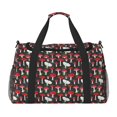 thumbnail image 1 of Balery Red Mushrooms Bolsa de Gimnasio para Mujeres, Bolsa de Viaje con Bolsillo Húmedo, Bolsa de Fin de Semana para Mujeres, Bolsa de Viaje Resistente al Agua, 1 of 7
