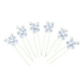thumbnail image 3 of LOLIPPYY 6-Piece White Hair Chopsticks Set, Stylish Hair Jewelry Accessories to Secure Hair for Women on Special Occasions, 3 of 6