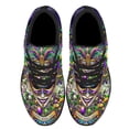 thumbnail image 2 of Mardi Gras Masquerade Beads Shoes Sneakers Black Size 10.5, 2 of 7
