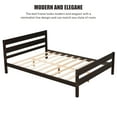 thumbnail image 6 of BTMWAY Full Bed Frame with Headboard and Footboard, Modern Wood Platform Bed, Full Bed Frame for Teens Adults, No Box Spring Needed, Espresso, 6 of 9