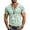 Mint Green, variant on Mens V Neck T Shirts Striped Short Sleeve T-Shirts Casual Slim Fit Lightweight Summer Tops Fashion Beach Vacation Shirts