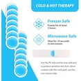 thumbnail image 5 of NEWGO Small Ice Packs for Injuries, 14 Pack Round Ice Packs for Face, Hot and Cold Gel Ice Pack Circular Cold Compress with Cloth Backing & Sleeve for Pain Relief, Toothaches, Breast Surgery, 5 of 6