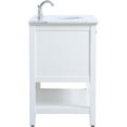 thumbnail image 5 of Elegant Decor Metropolis 42" Single Marble Top Bathroom Vanity in White, 5 of 14