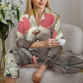 thumbnail image 6 of Sikiie Floral Sunglasses Cat Art Pajamas for Women Set, Womens Pajama Sets, Lounge Sets for Women, 2pjs for Women-Small, 6 of 7