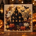 thumbnail image 7 of Halloween Ghost Pearl Art Kit, Gothic Bead Art with Faceted Resin Beads for DIY Craft, Home Wall Decor, and Holiday Gift, 7 of 7