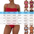 thumbnail image 3 of Blmnix Swimsuit for Women Tankini Swimsuits Two Piece Swimsuit Modest Swimsuits Swimwear White Boat Neck Tankinis Swimwear for Women,M, 3 of 6