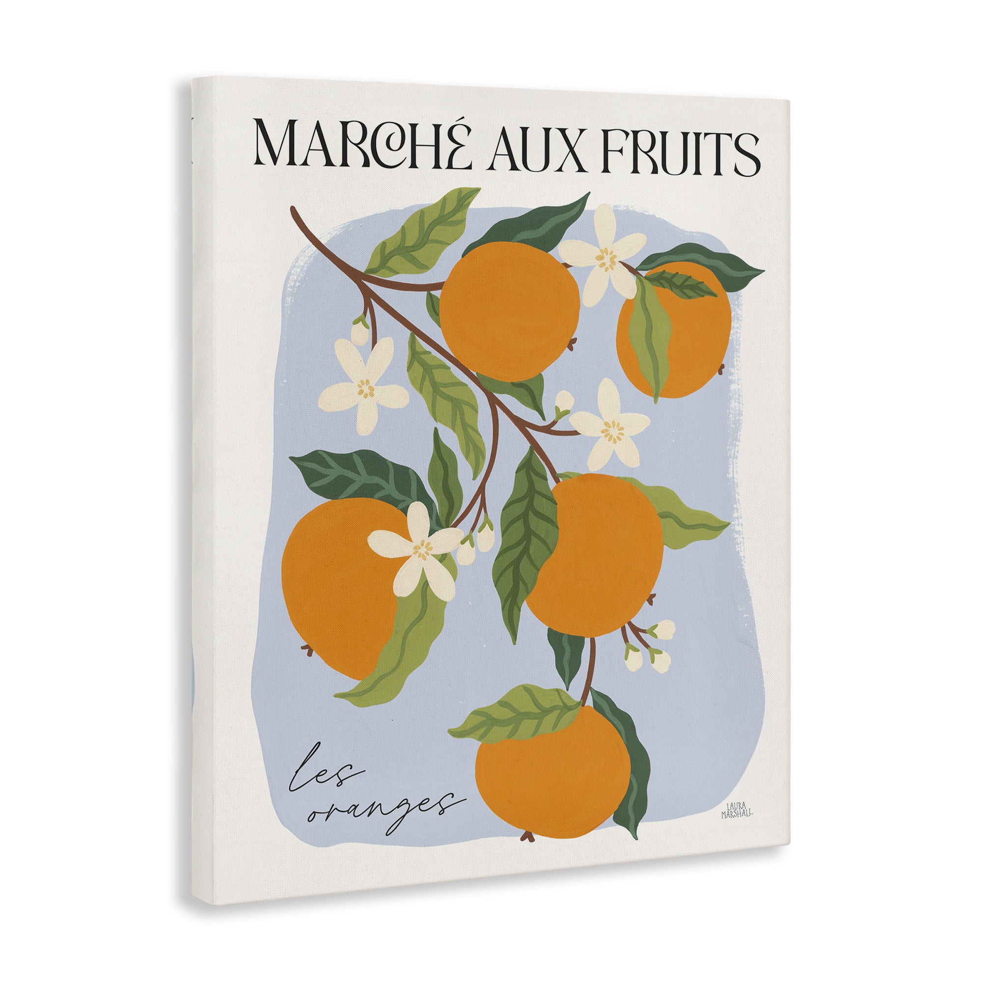 Stupell Industries Marche Aux Oranges Food & Beverage Painting Gallery Wrapped Canvas Art Print Wall Art, 36 x 48