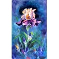thumbnail image 2 of Kovacs, Anna Brigite 21x32 Gold Ornate Wood Framed with Double Matting Museum Art Print Titled - Purple Lilly, 2 of 4