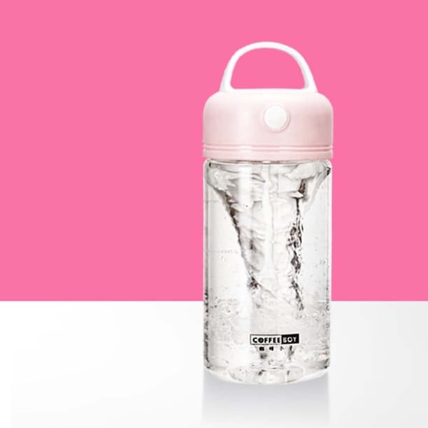 Fiudx Liquidación de ahorros de invierno Botella para batidos de 380 ml, mezcladora automática, batidora de leche, taza IPX5 resistente al agua