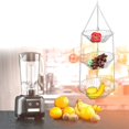 thumbnail image 3 of Fruit Basket, Stainless Steel Three Layers Hanging Fruit Vegetable Flower Basket Storage Holder, 3 of 7