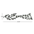 thumbnail image 3 of DecMode Brown Metal Leaf Wall Decor, 3 of 9