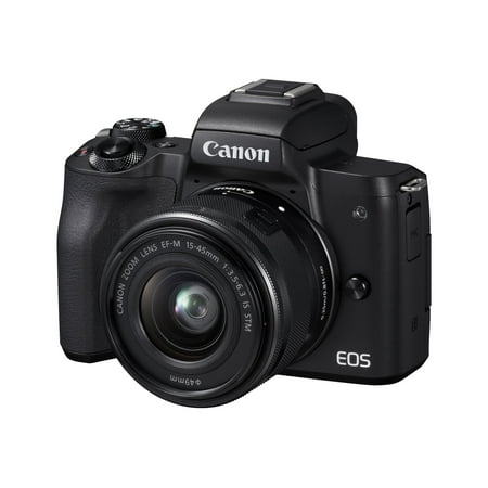 Canon - EOS M50 Mark II Mirrorless Camera 2 Lens Kit with EF-M 15-45mm f/3.5-6.3 IS STM & EF-M 55-200mm f/4.5-6.3 IS STM Lenses