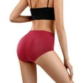 thumbnail image 5 of Hbhpov Women's Period Underwear Cotton Leakproof Briefs with Pocket - Mid Waist, 5 Pack, Size S-XXL, 5 of 10