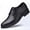Black, variant on Mens Dress Shoes Faux Leather Casual Comfy Fashion Lace Up Oxfords Black Size:5.5