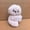 silver gray, variant on Mirumi Shy Cute Pet Plush Robot Emotional Companion Bag Plush Pendant