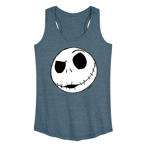 The Nightmare Before Christmas - Jack Face - Women's Racerback Tank Top