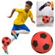 thumbnail image 4 of Fútbol para Interiores Fútbol Que Rebota (rojo 21cm), 4 of 9