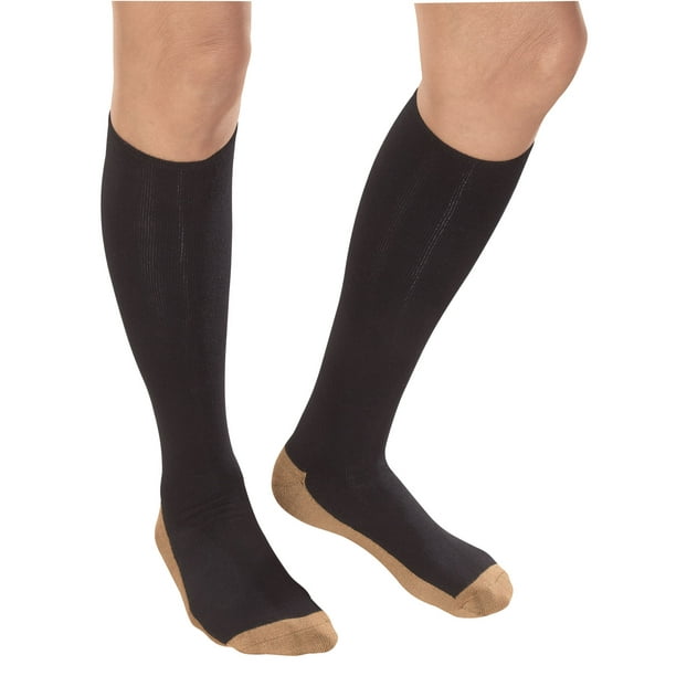Copper Compression Socks, 1 Pair