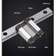 thumbnail image 4 of Guía De Riel Lineal, Riel Lineal Inoxidable De 500 Mm Para Maquinaria Farmacéutica, 4 of 7