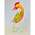 thumbnail image 1 of Yellow Hoopoe Glass Figurine, 1 of 1