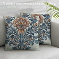 thumbnail image 3 of Malta Block Printed Decorative Square Throw Pillow Cover - Decor for Living Room, Sofa, Chair, Patio, Car, Balcony, Bench, Window Seat, Porch, Nursery, Office, Bedroom, 3 of 5