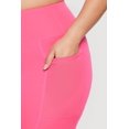 thumbnail image 5 of Women's Plus Size High Waisted Mesh Detail Leggings with Pockets, 5 of 5