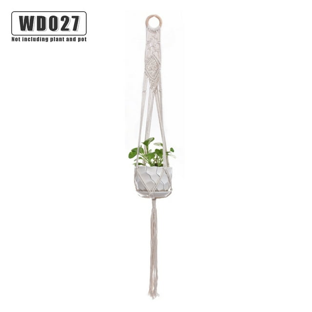 Flower Pot Hanger Indoor Outdoor Plants Hanging Basket Cotton Rope Plant Pot Holder