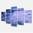 thumbnail image 2 of Calm Time Lapse on Beach at Sunset - Large Seashore Canvas Wall Art, 2 of 3