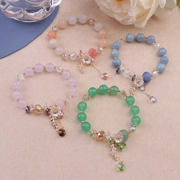 Women's Fashionable Elegant Natural Stone Crystal Bracelet