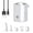White, variant on Portable Air Pump, 1600mh Battery Capacity with USB Cable, Rechargeable, for Inflating Pool Floats, Toys, Outdoor Air Beds, Vacuum Storage Bags, and Also Supports Deflation.